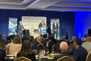 The Greater Lehigh Valley Chamber of Commerce presented its 2026 Lehigh Valley Real Estate Outlook Award to the Goodman Building Redevelopment in South Side Bethlehem. PHOTO/STACY WESCOE