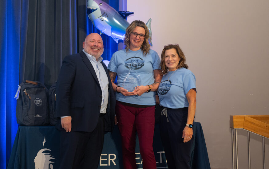Team A Perfect Pair won the top prize in Reading Hospital’s Shark Tank style competition to improve operations. PHOTO/TOWER HEALTH