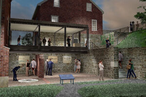 A rendering of what the completed “Overlook on History” bridge will look like. PHOTO/HBMS