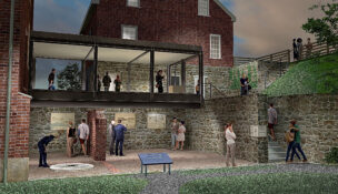 A rendering of what the completed “Overlook on History” bridge will look like. PHOTO/HBMS