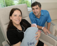 Baby number 6,000 was baby Levi, who was born June 10 at St. Luke’s Allentown Campus. The 5-pound, 15-ounce and 20 ½-inch-long infant is the son Kevin Kelenski and Eliza Oliveri of Orefield. PHOTO/SLUHN